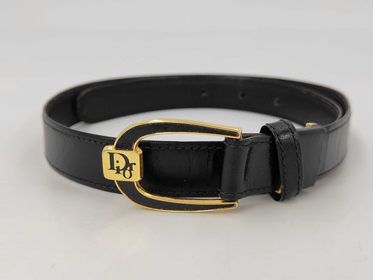 Dior Logo Buckle Belt