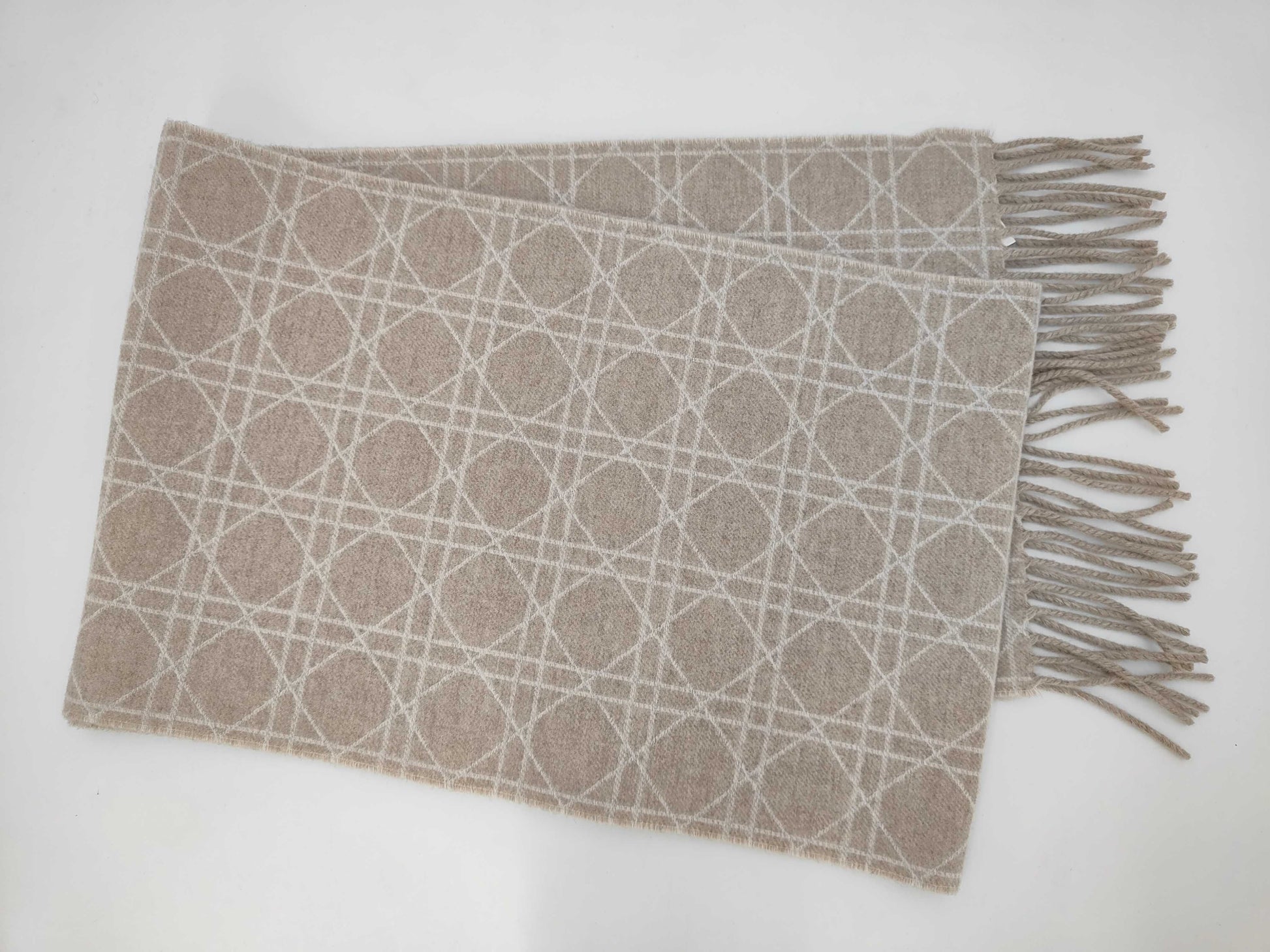 Dior Cannage Cashmere Scarf