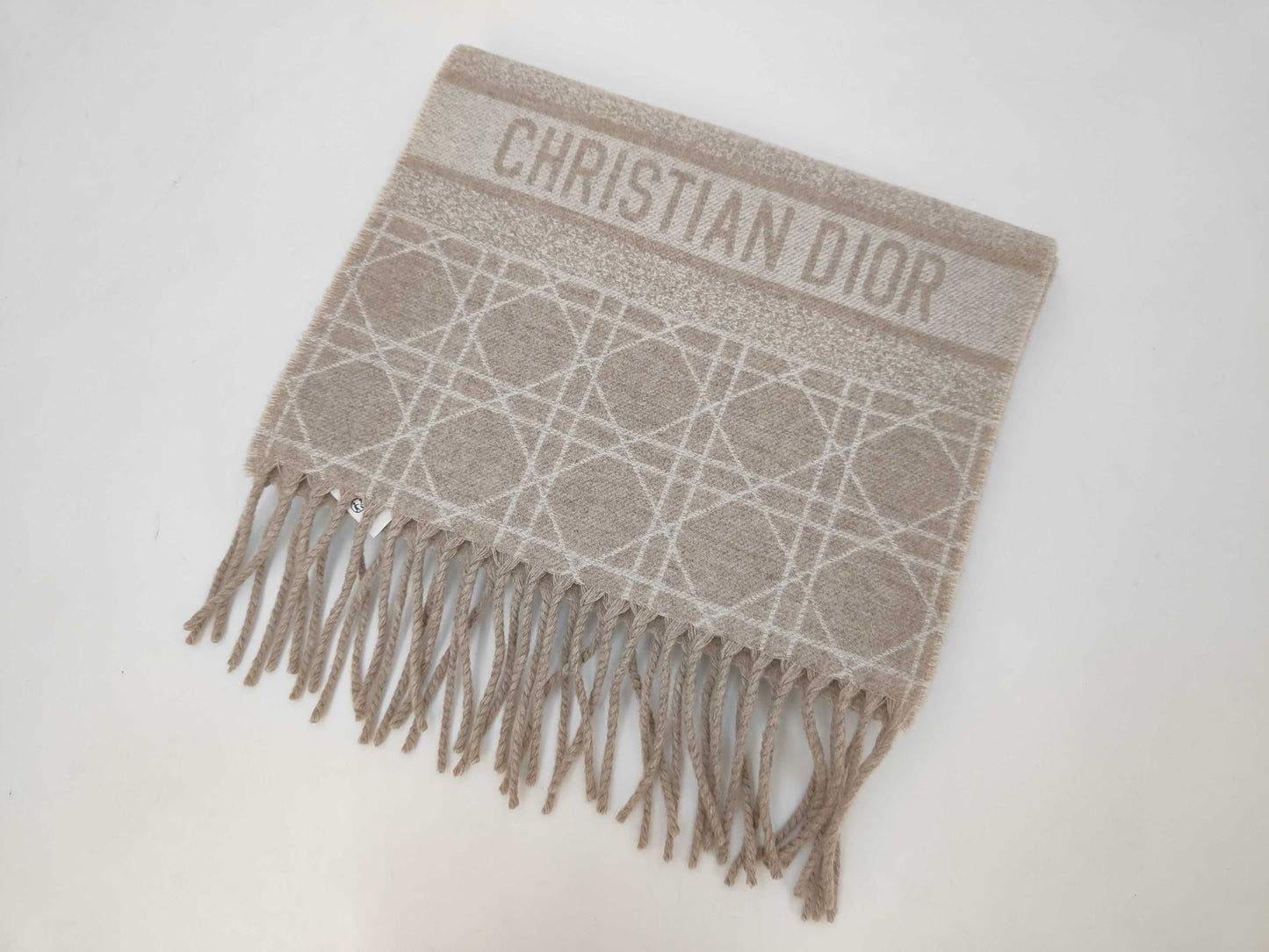 Dior Cannage Cashmere Scarf
