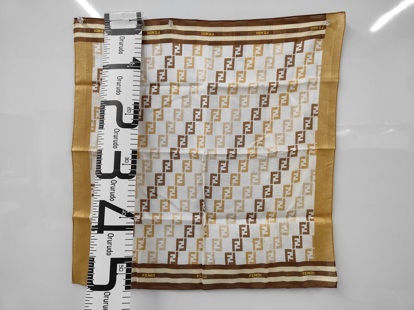 FENDI Zucca pattern handkerchief and other accessories