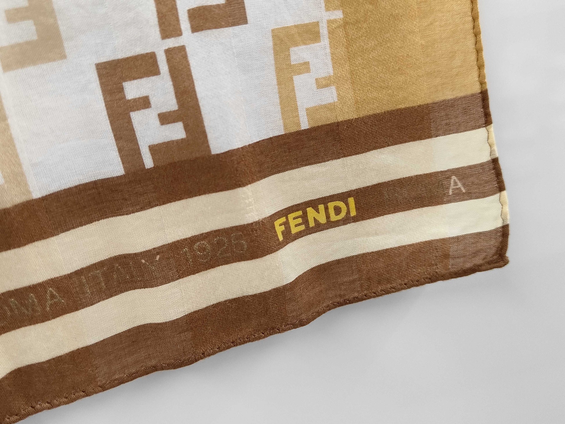 FENDI Zucca pattern handkerchief and other accessories