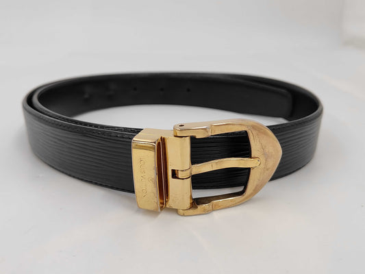 LOUIS VUITTON Epi Santur Classic Belt