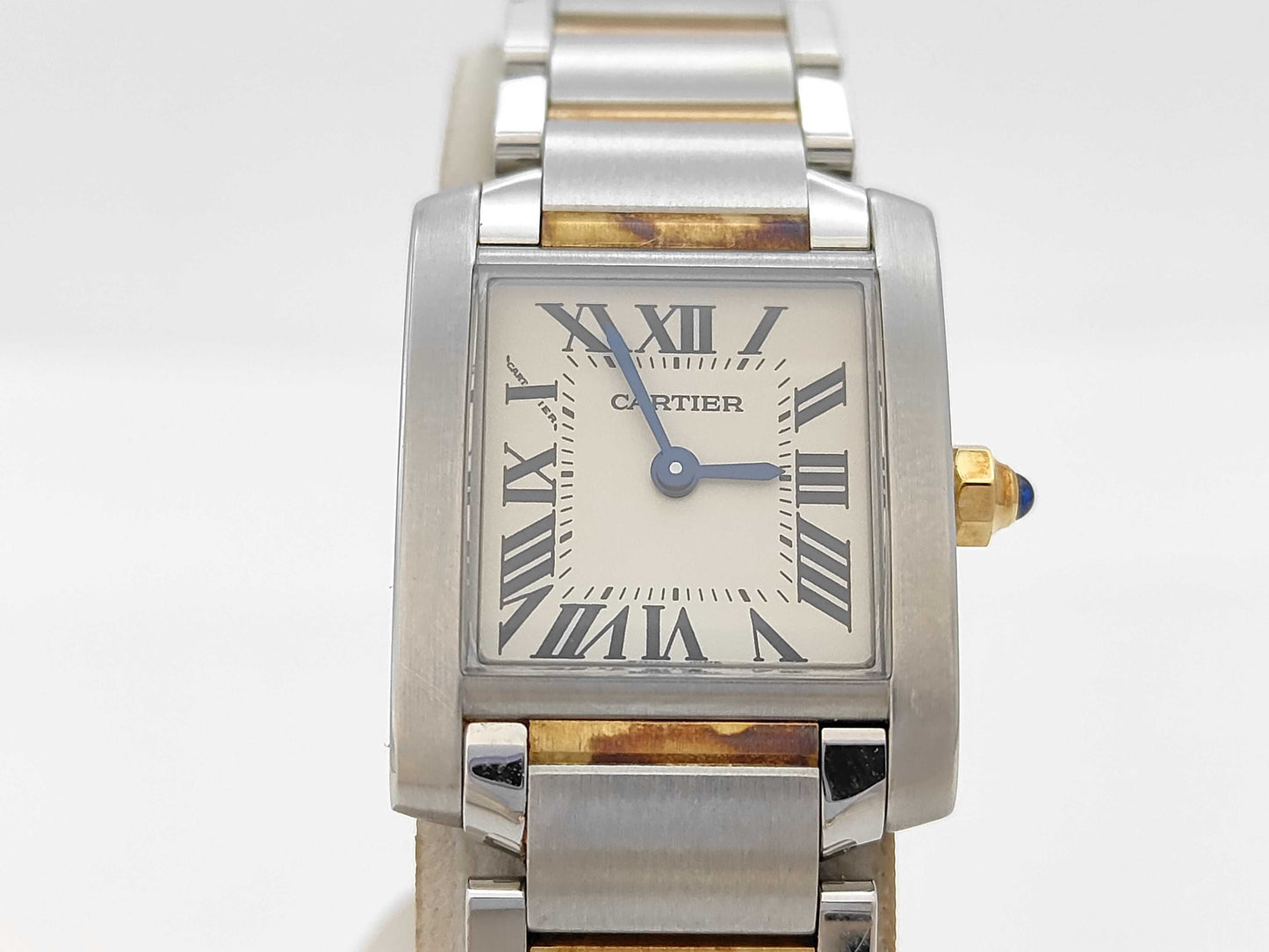 Cartier Tank Française SM W51007Q4 3217 520289CX Quartz Women's Watch