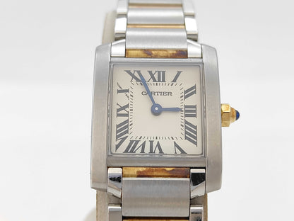 Cartier Tank Française SM W51007Q4 3217 520289CX Quartz Women's Watch