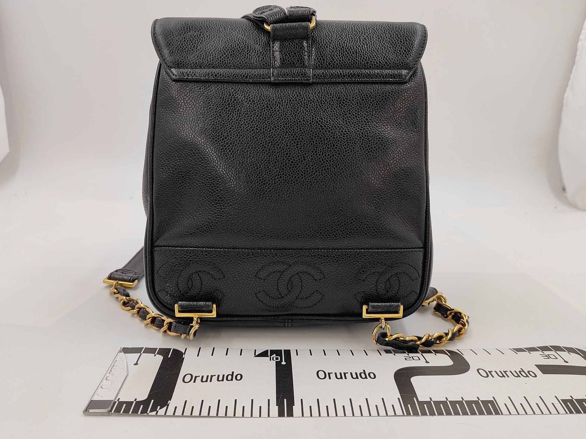 CHANEL Triple Coco Caviar Backpack