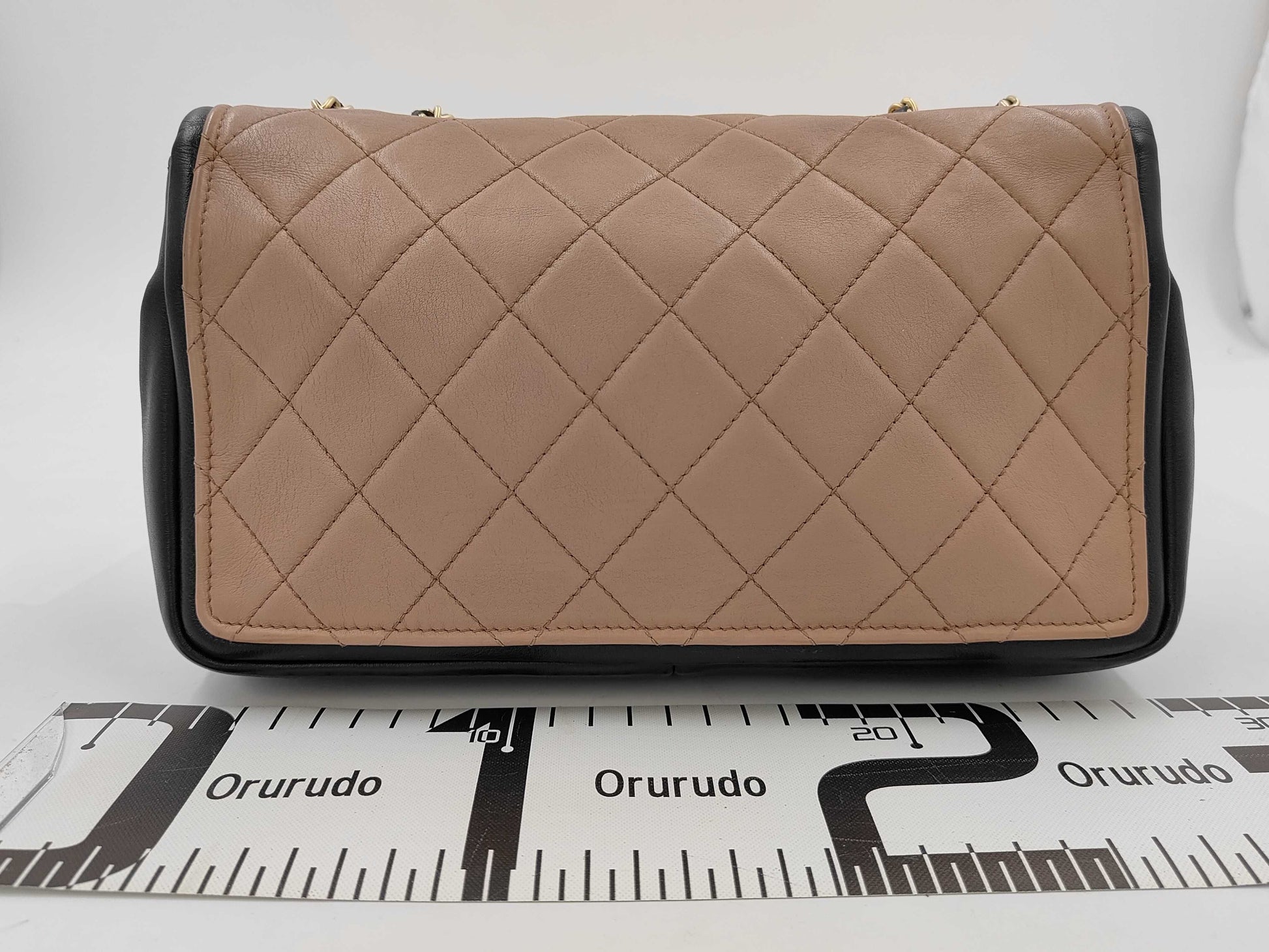 CHANEL Two-tone Matelasse Shoulder Bag