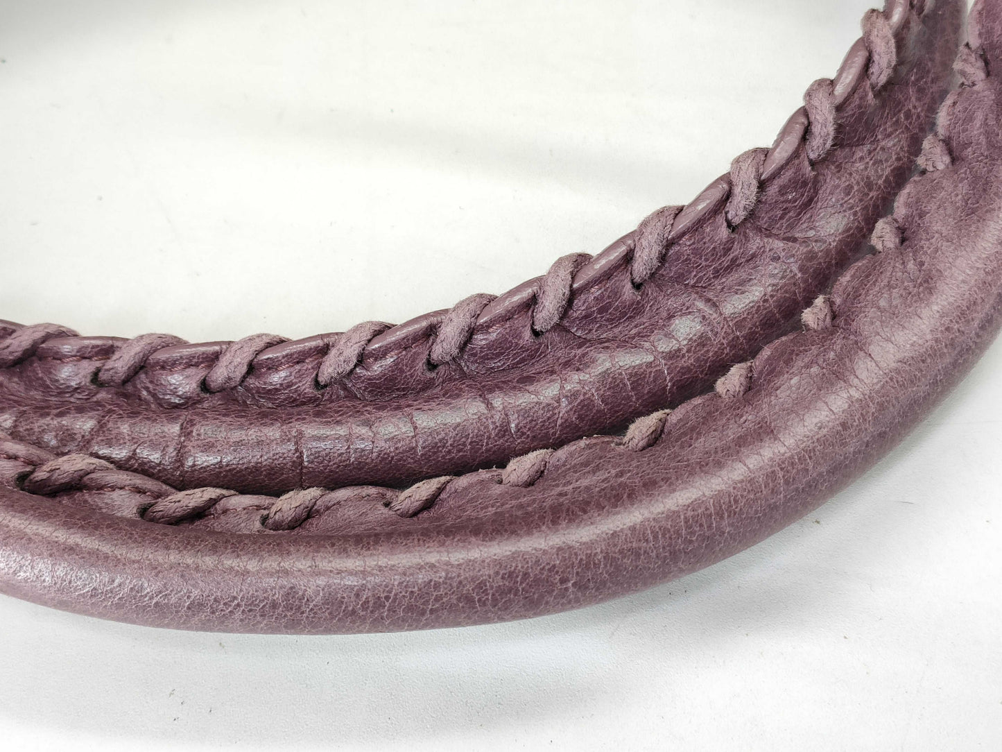 BALENCIAGA Purple The Part Time Leather 2-Way Shoulder Bag with Mirror