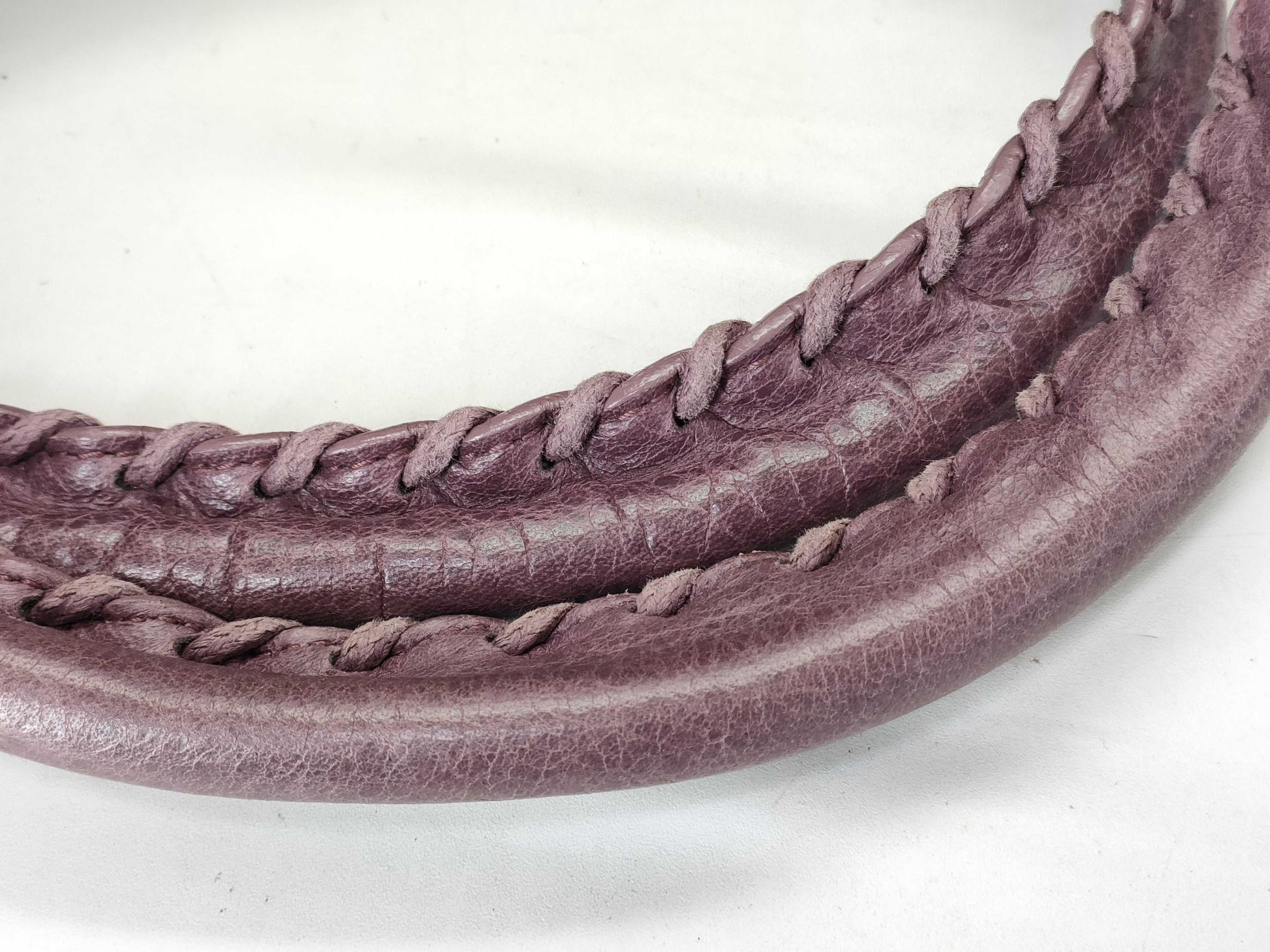 BALENCIAGA Purple The Part Time Leather 2-Way Shoulder Bag with Mirror