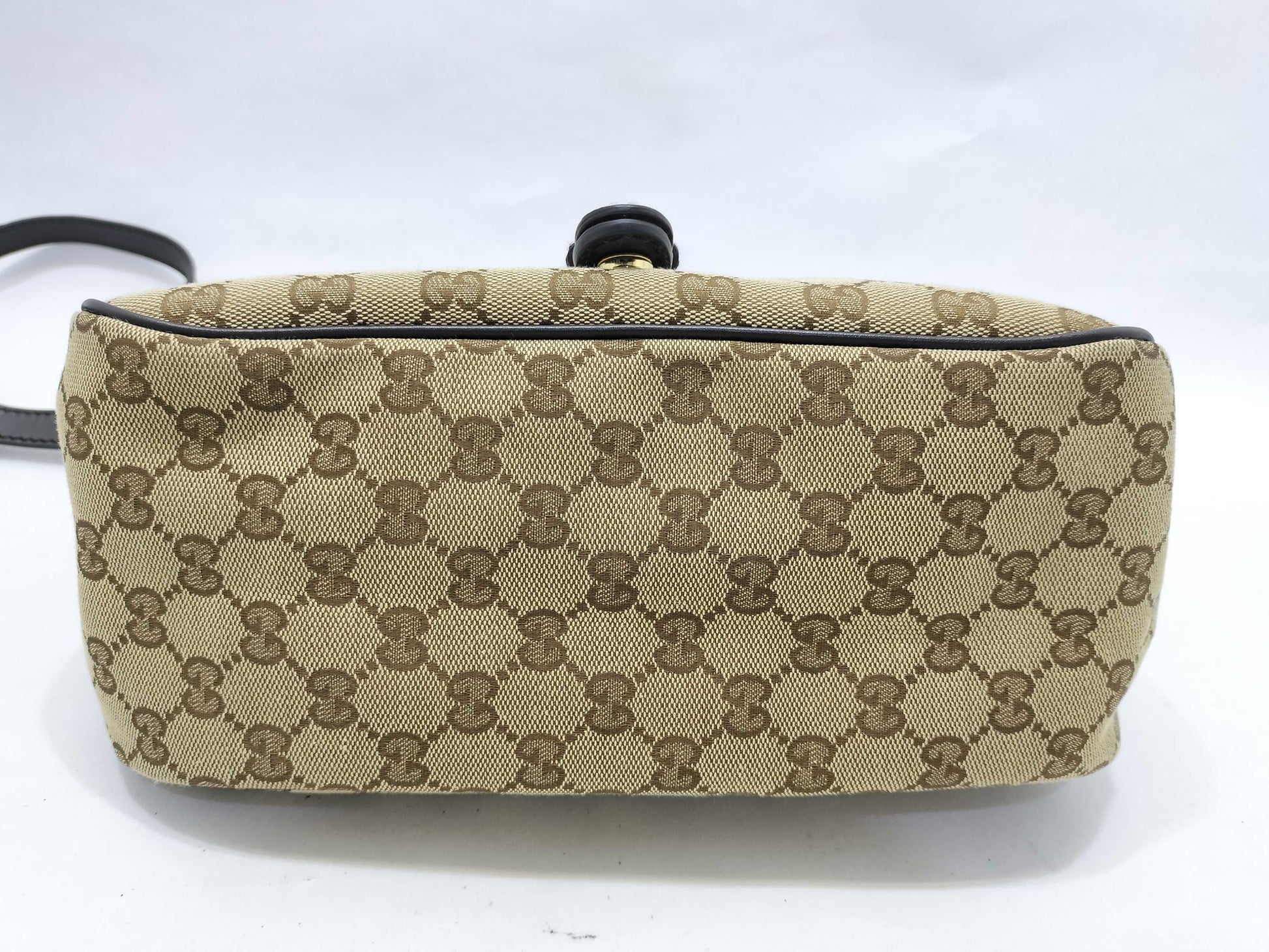 GUCCI GG Canvas Gucci Shoulder Bag GG Canvas Leather Shoulder Bag