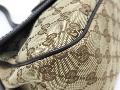 GUCCI GG Canvas Gucci Shoulder Bag GG Canvas Leather Shoulder Bag
