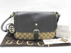 GUCCI GG Canvas Gucci Shoulder Bag GG Canvas Leather Shoulder Bag