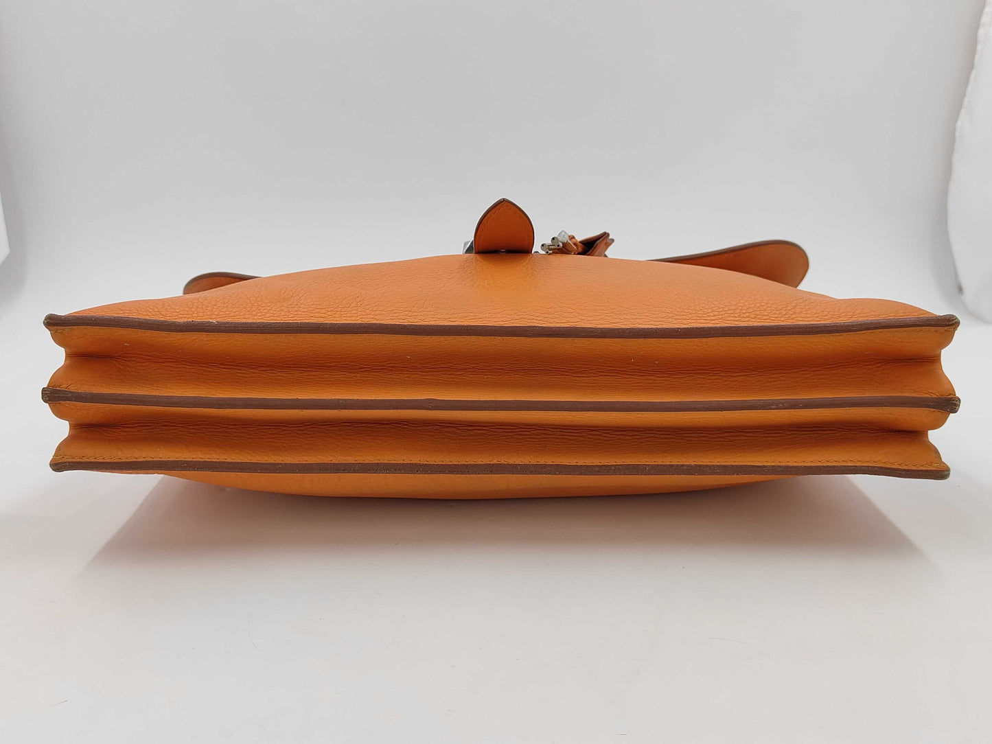 HERMES Sac A Depeche 38 Handbag in Taurillon, Size B, Business Bag