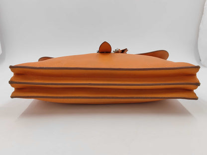 HERMES Sac A Depeche 38 Handbag in Taurillon, Size B, Business Bag