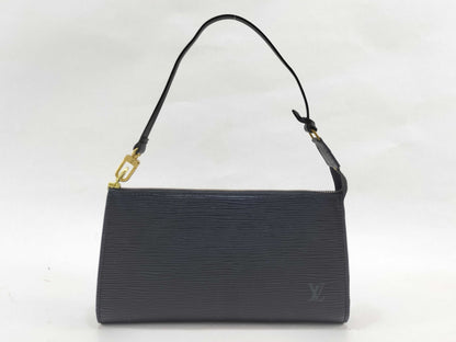 LOUIS VUITTON Epi Pochette Accessoires Black Pouch