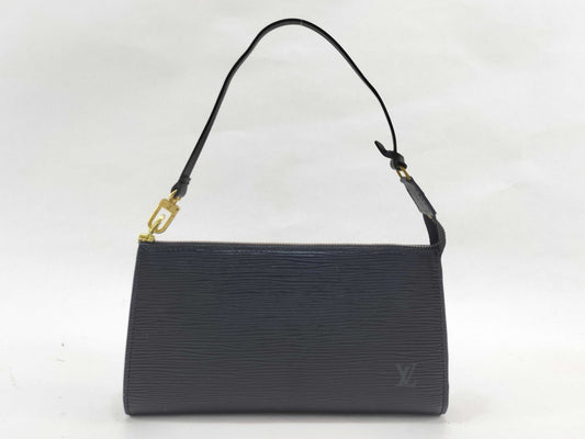LOUIS VUITTON Epi Pochette Accessoires Black Pouch