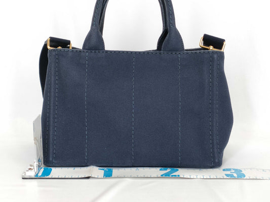 PRADA Canapa 2-Way Shoulder/Handbag in Denim, 1BG439