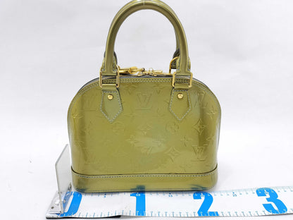 LOUIS VUITTON Vernis Alma BB Zible 2-Way Handbag 
