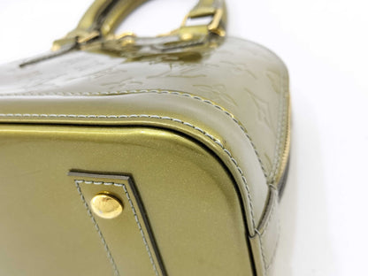 LOUIS VUITTON Vernis Alma BB Zible 2-Way Handbag 