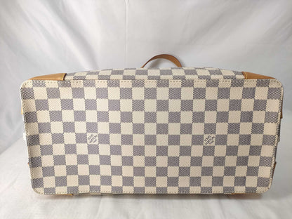 LOUIS VUITTON Damier Azur Hampstead MM Handbag