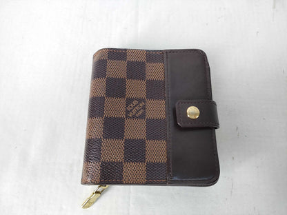 LOUIS VUITTON Damier Compact Zip Wallet