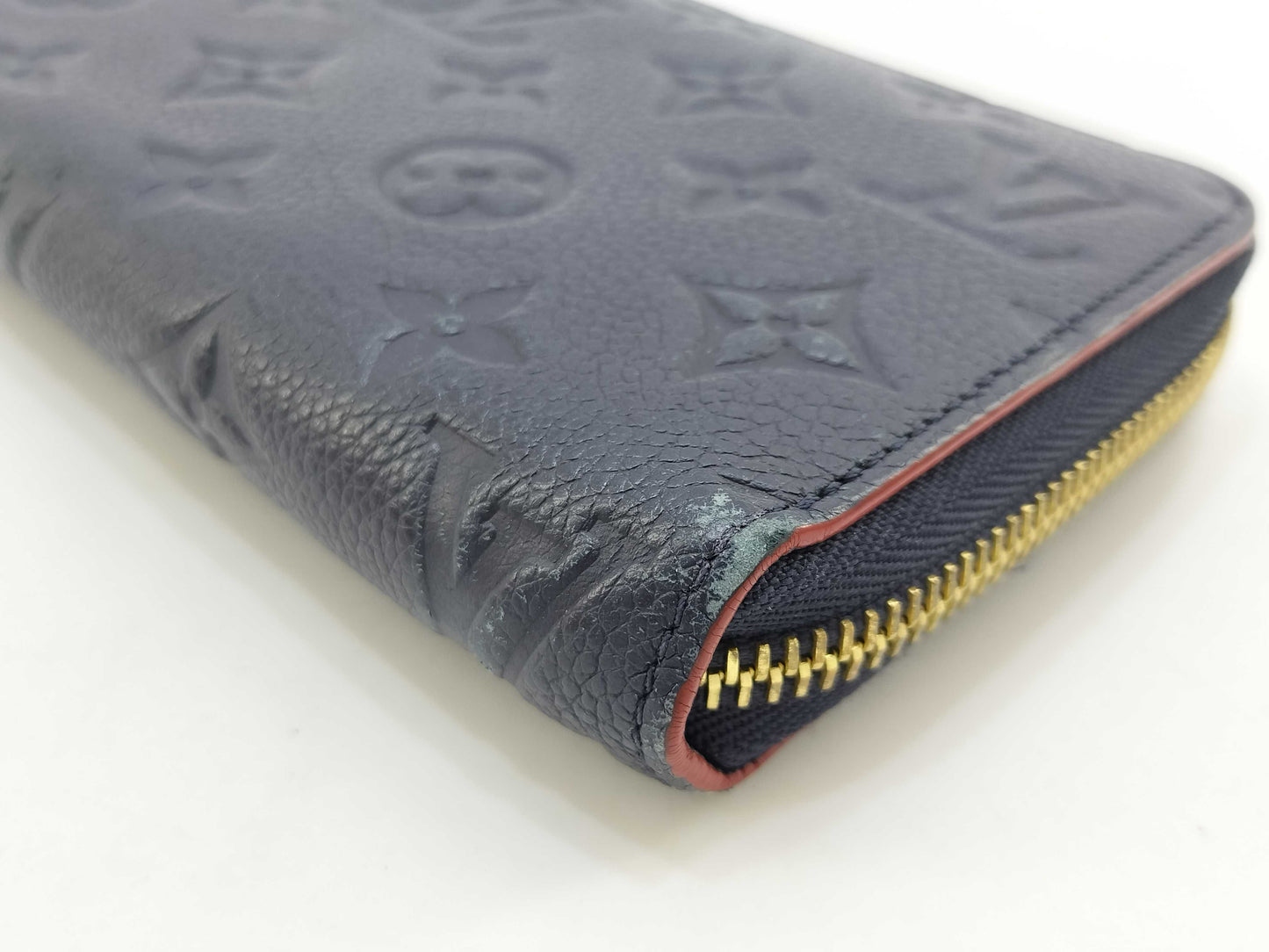 LOUIS VUITTON Monogram Empreinte Louis Vuitton Empreinte Zippy Wallet