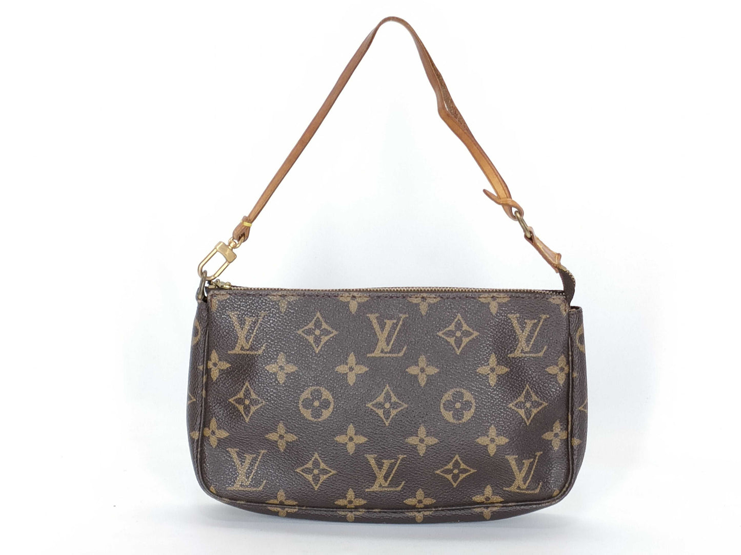 LOUIS VUITTON Monogram Pochette Accessoires *Zipper pull broken pouch