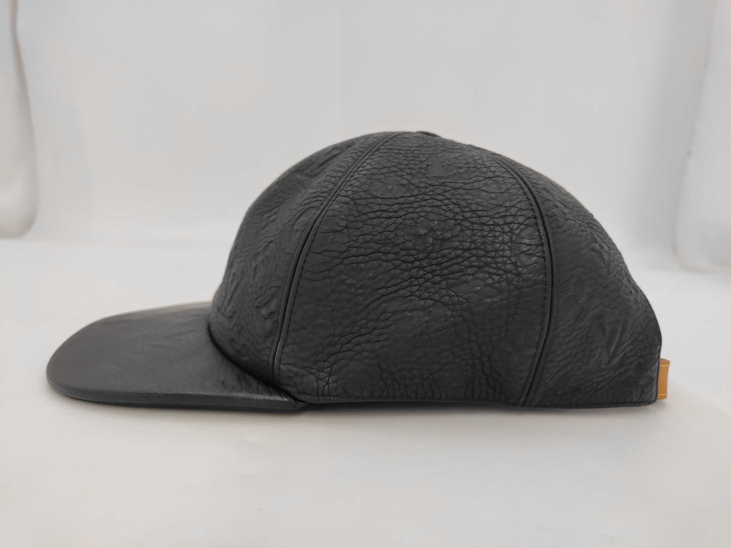 LOUIS VUITTON Monogram Empreinte Cap MP2606 AL0199 Leather Black Size 60 Other Accessories