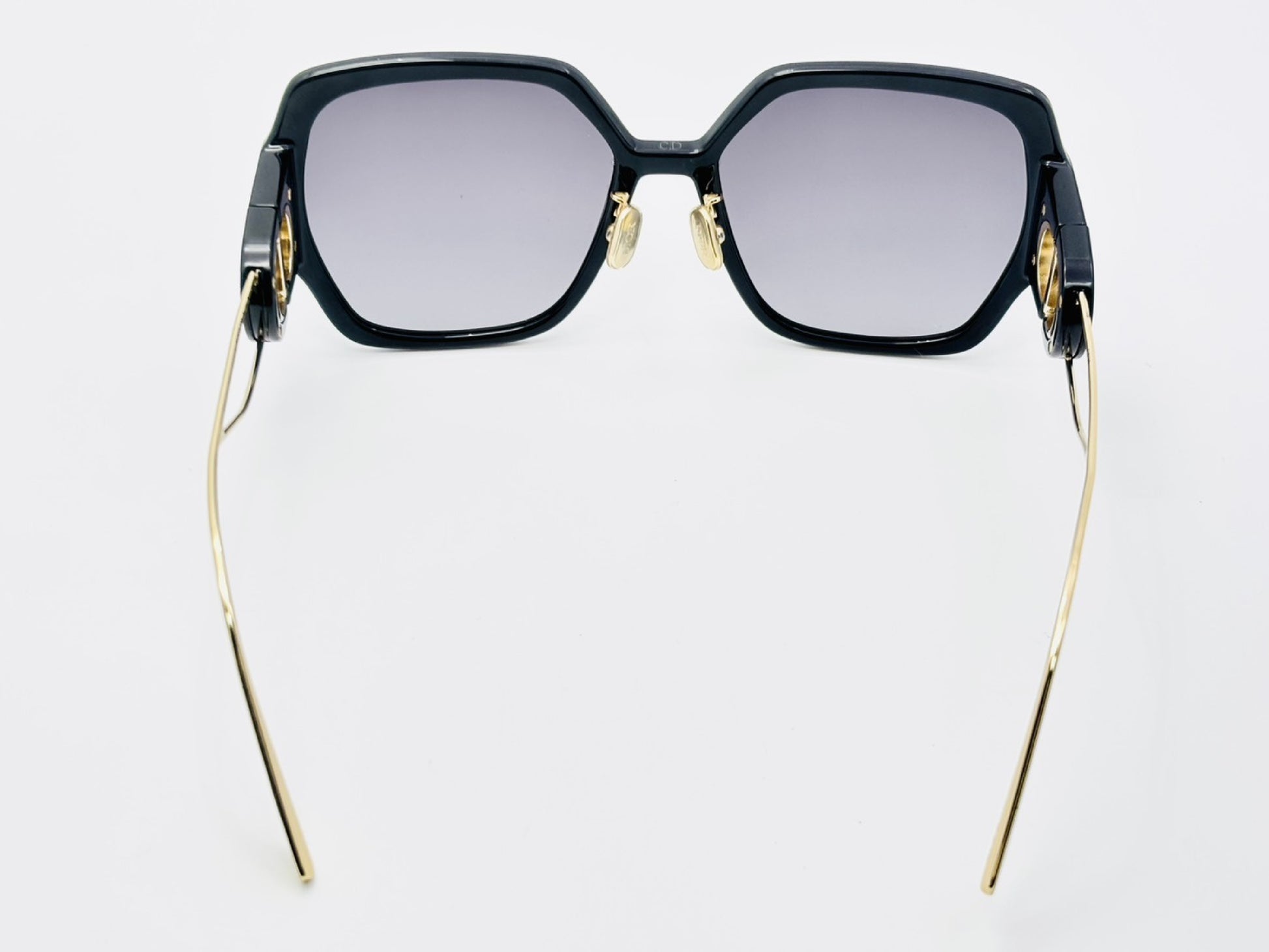  Dior TF60096177 30MONTAIGNE Sunglasses with CD Logo, 58□18-130, Black x Gold, Case and Cloth Included.