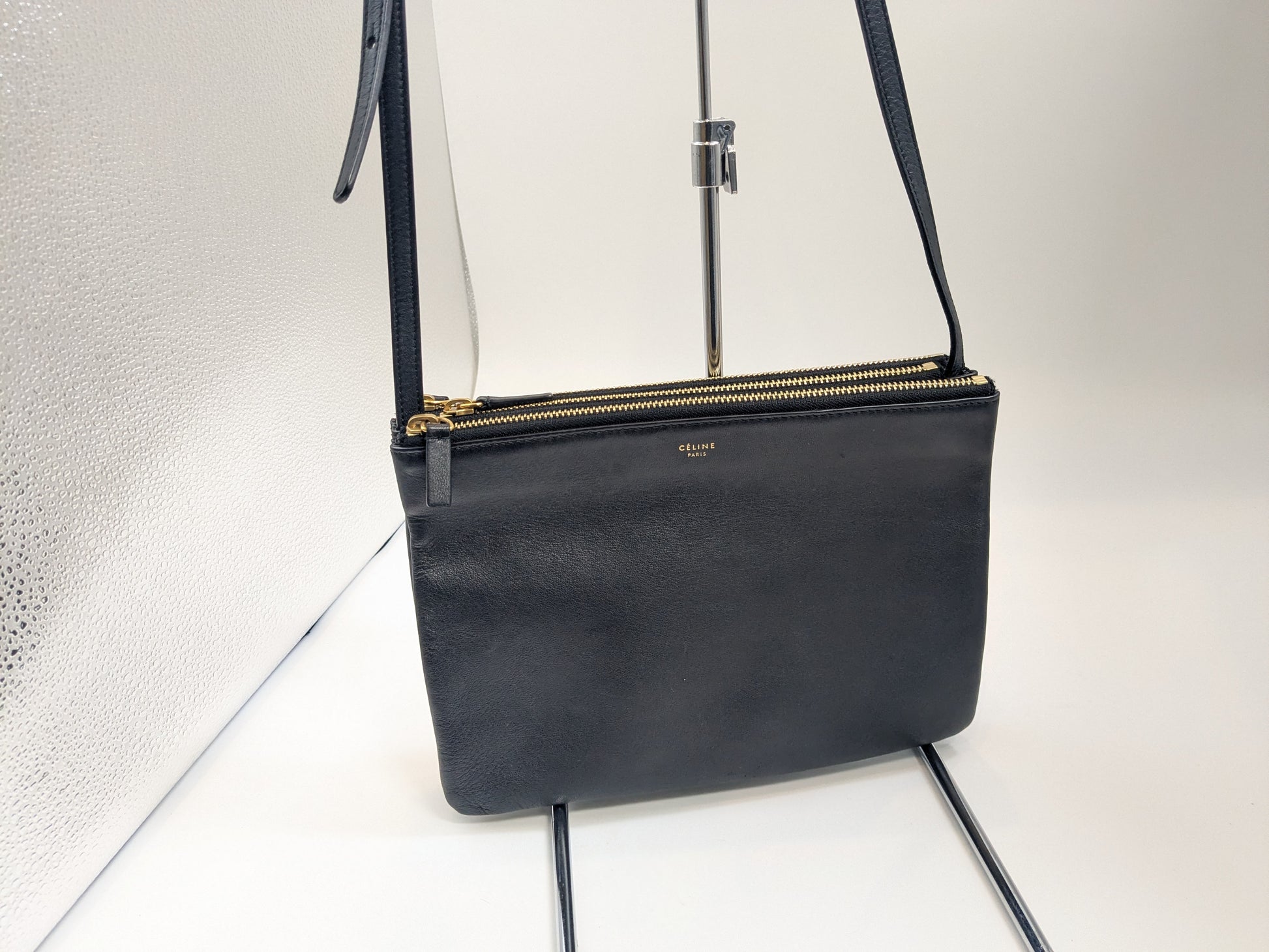 CELINE Trio Shoulder Large Shoulder Bag