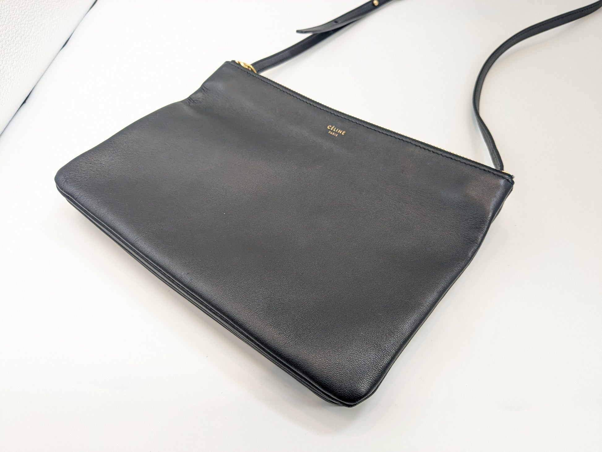 CELINE Trio Shoulder Large Shoulder Bag