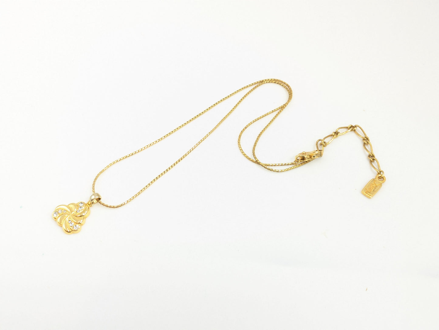 Yves Saint Laurent YSL Rhinestone Necklace