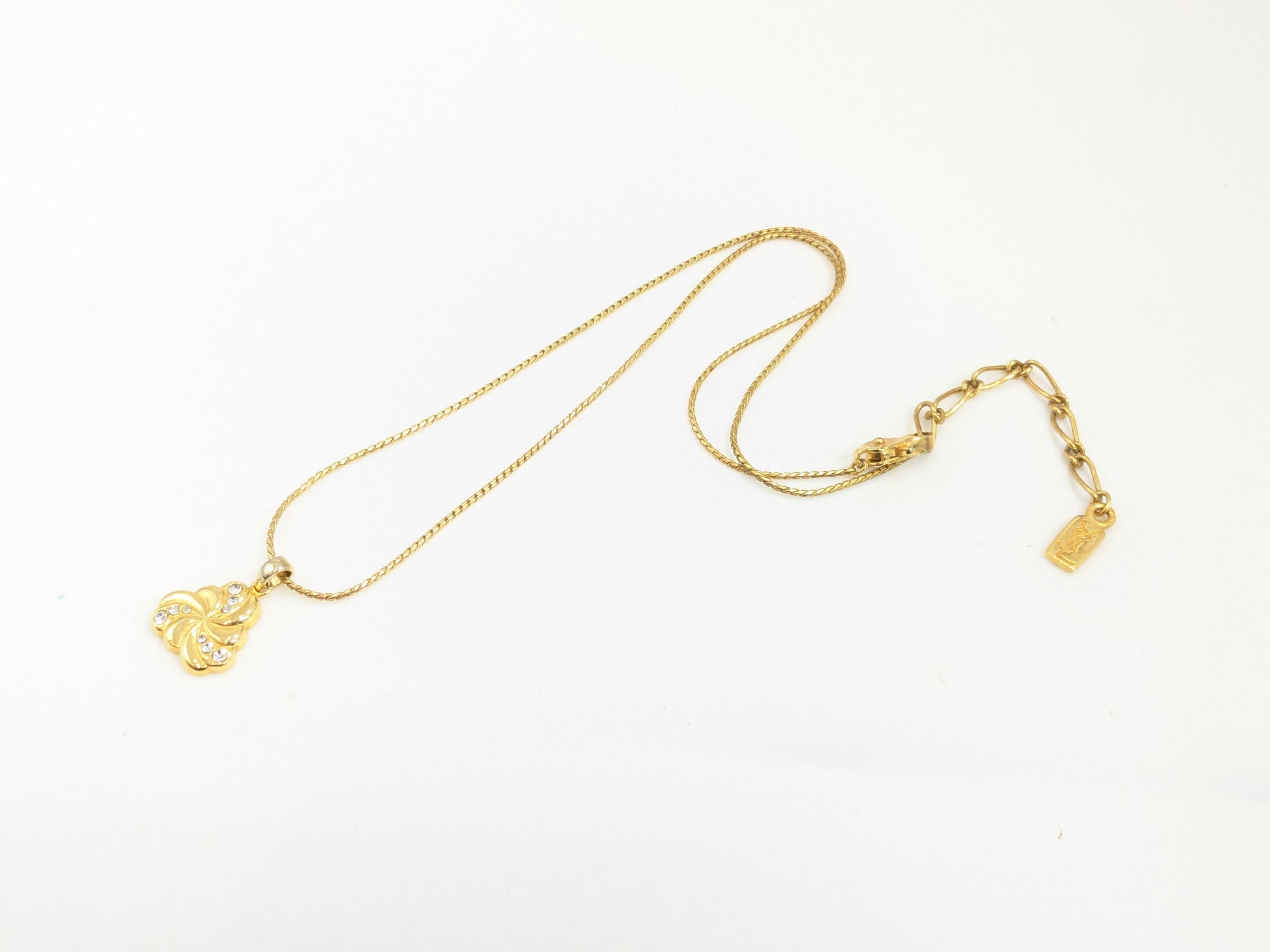 Yves Saint Laurent YSL Rhinestone Necklace