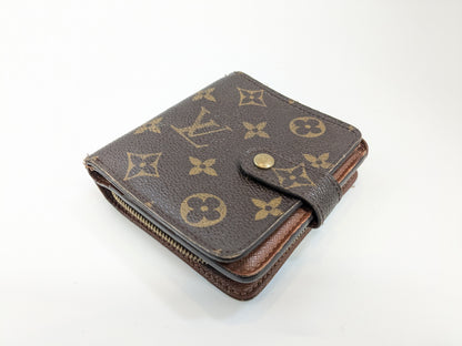 LOUIS VUITTON LV Monogram Compact Zip Wallet
