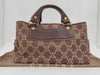 CELINE Paris Macadam Denim and Leather Boogie Bag Tote Bag