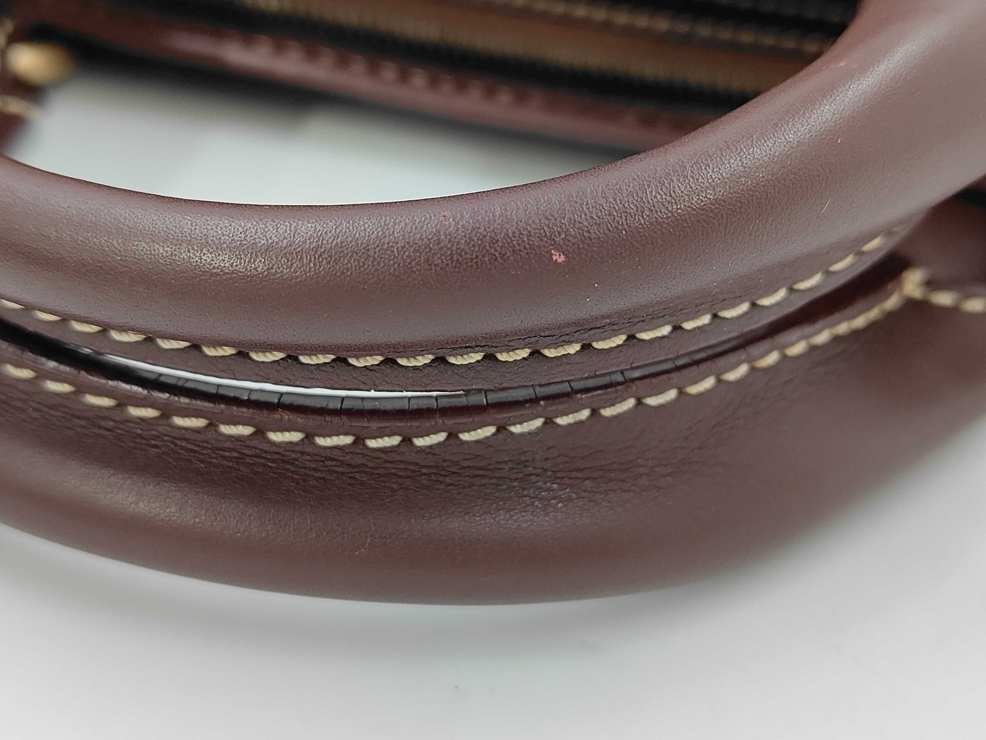 CELINE Paris Macadam Denim and Leather Boogie Bag Tote Bag