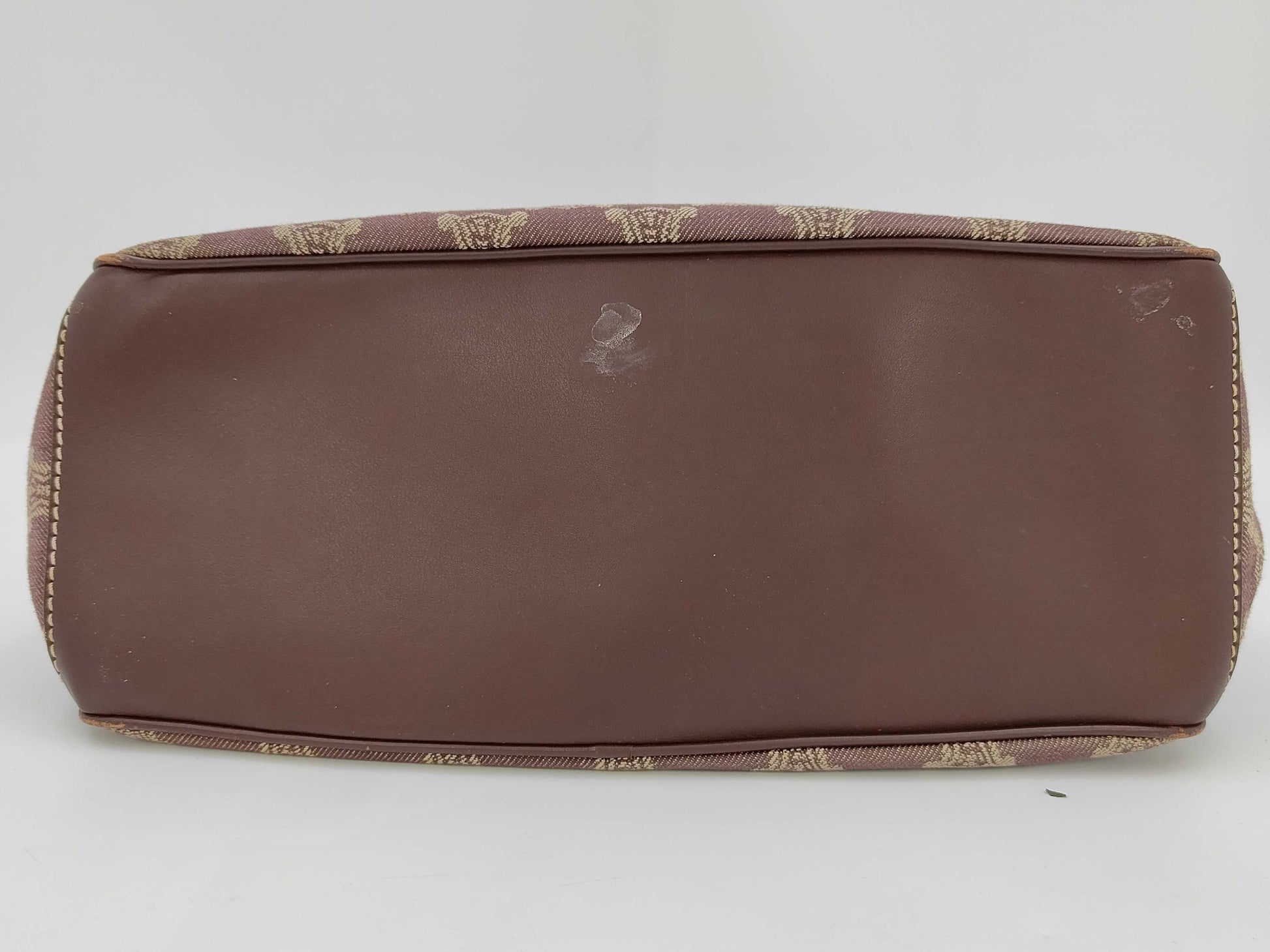 CELINE Paris Macadam Denim and Leather Boogie Bag Tote Bag