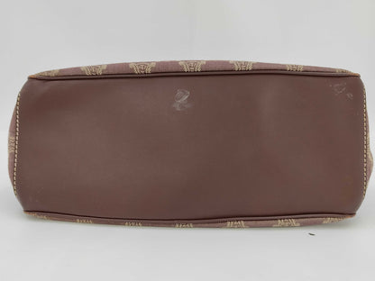 CELINE Paris Macadam Denim and Leather Boogie Bag Tote Bag