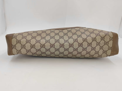 GUCCI 002 098 0057 GG Supreme W40cm Old Gucci Front Pocket Tote Bag