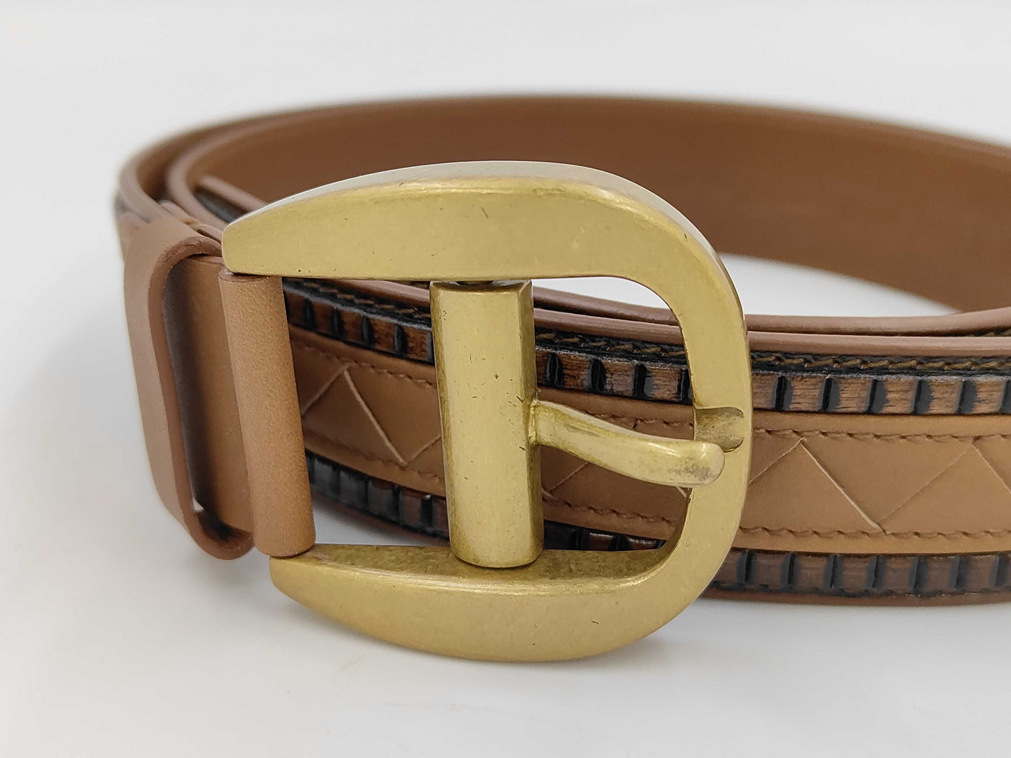 BOTTEGA VENETA Leather Belt 105cm Belt