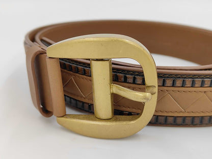 BOTTEGA VENETA Leather Belt 105cm Belt