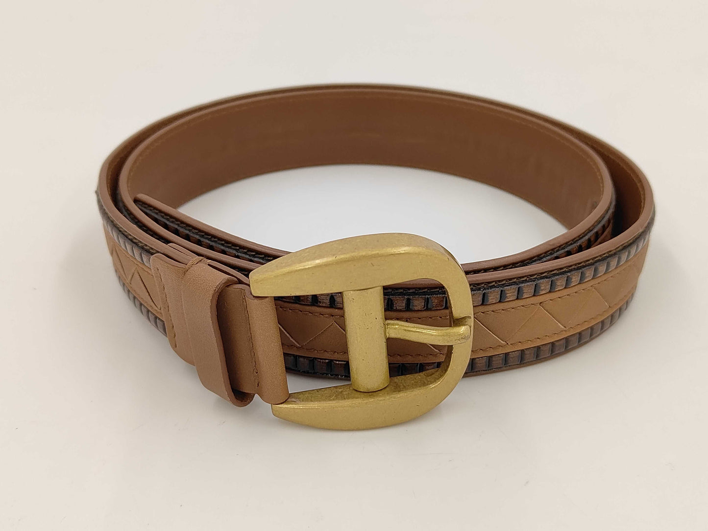 BOTTEGA VENETA Leather Belt 105cm Belt
