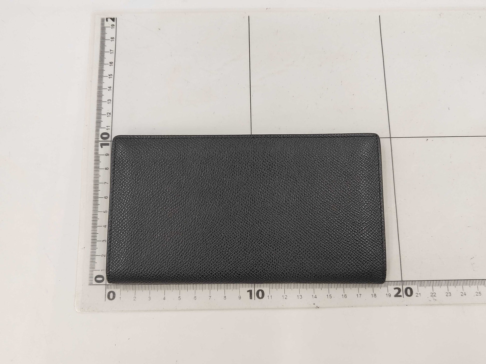 BVLGARI Leather Black Logo Embossed Billfold