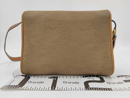 GUCCI 001 14 0712 Old Gucci Flap Shoulder Bag with Inner Pocket Charm