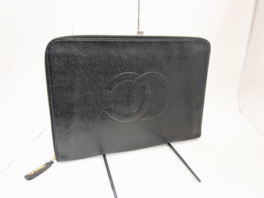 CHANEL CHANEL Caviar Clutch Bag 4280547 Seal Guarantee Clutch Bag