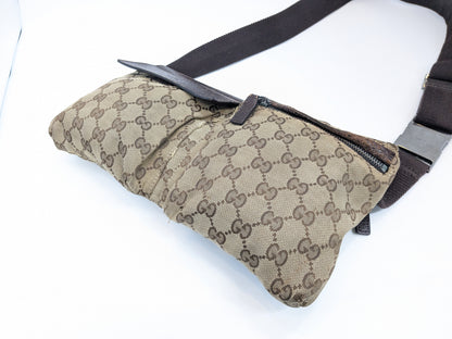 GUCCI GUCCI GG Canvas Waist Bag