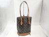 LOUIS VUITTON M42238 Monogram Bucket PM Tote Bag AR0999