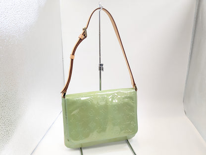 LOUIS VUITTON M91009 Vernis Thompson Street Blue Shoulder Bag BA0978