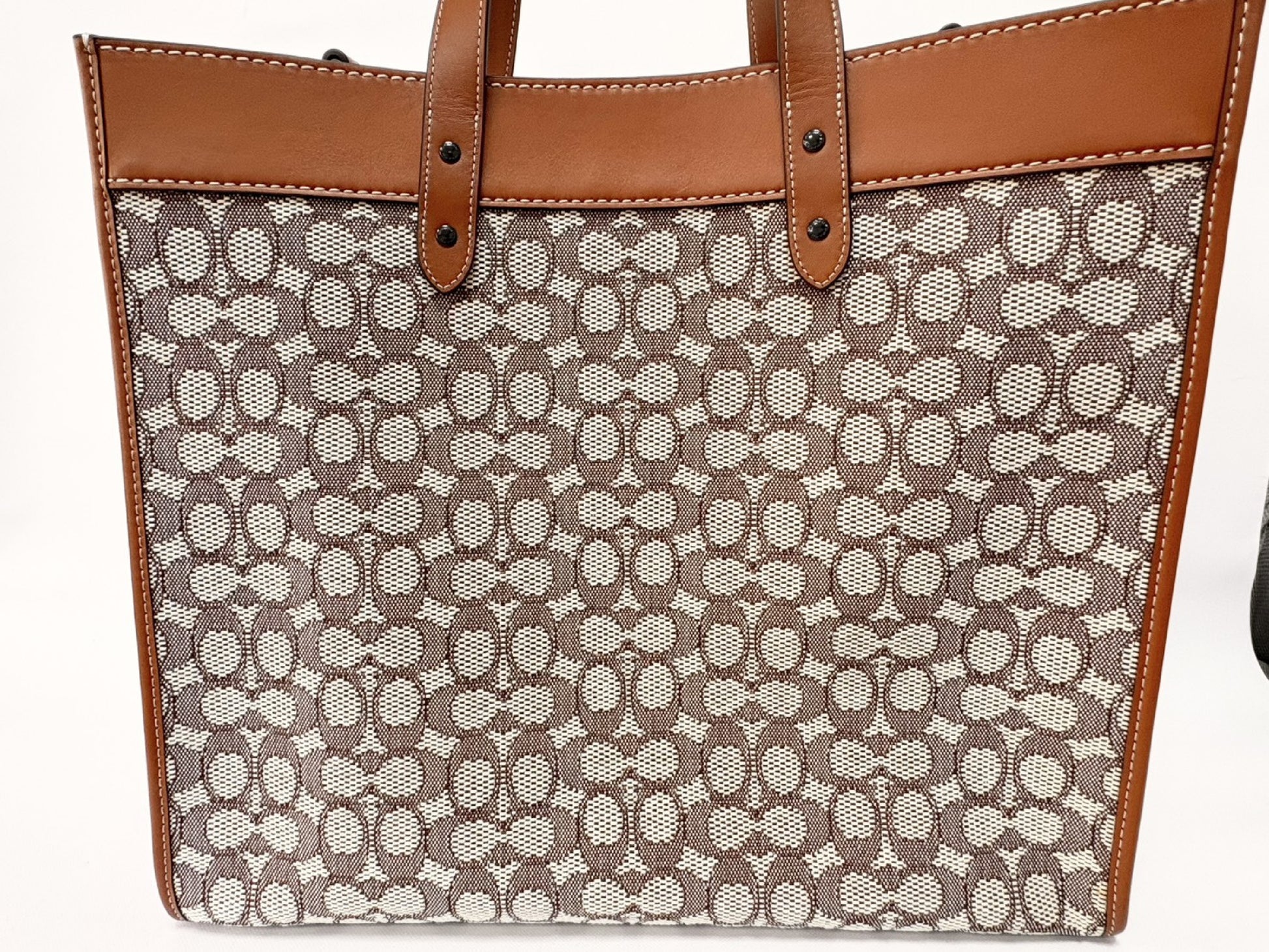 COACH Disney x Coach Field 40 Signature with Mickey Mouse Embroidery A2280-C8492 Tote Bag with Shoulder Strap, Signature Textile