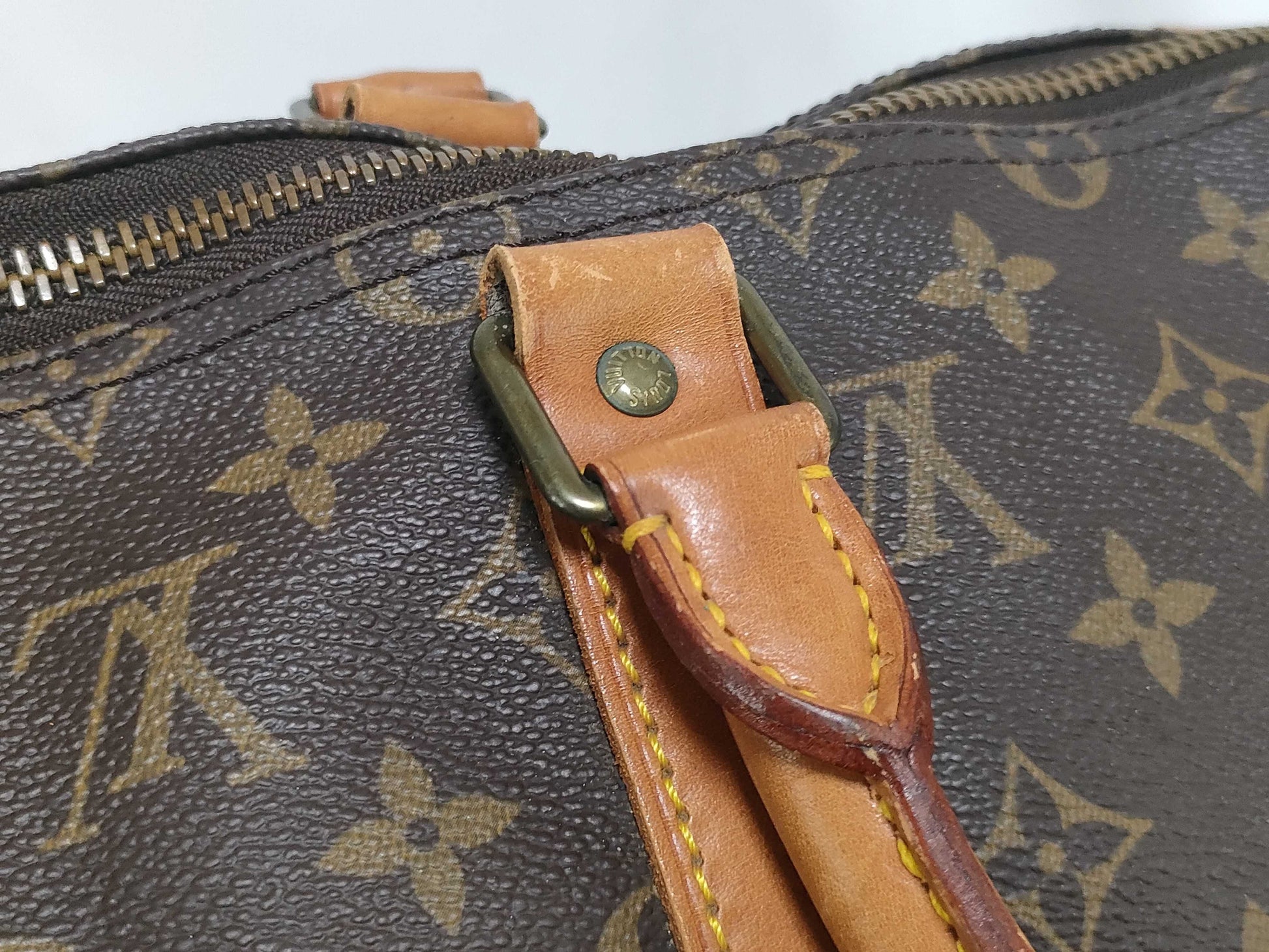 LOUIS VUITTON Monogram Keepall 50 VI874 Boston Bag