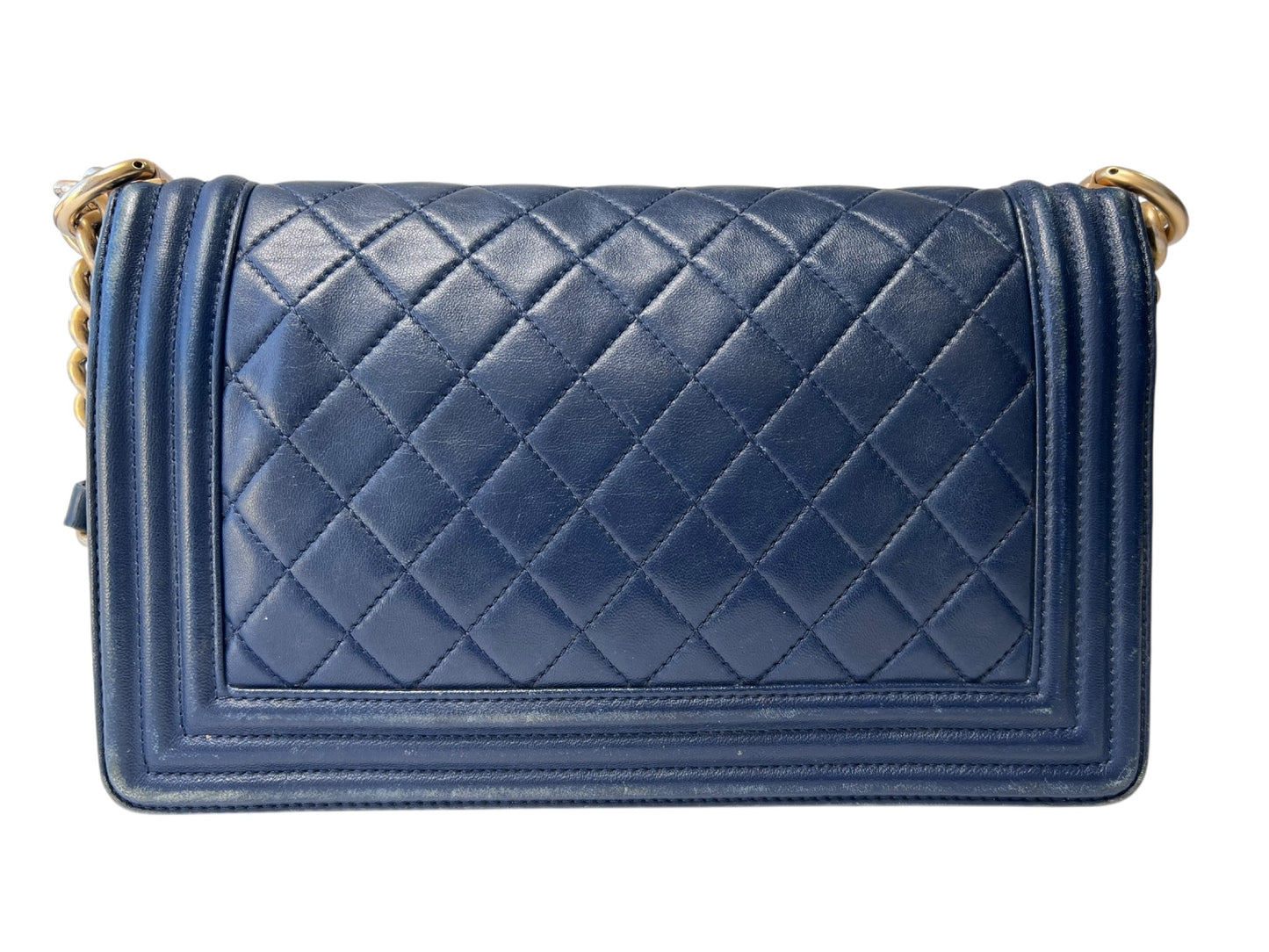 CHANEL Boy Chanel Matelasse Chain Shoulder Bag